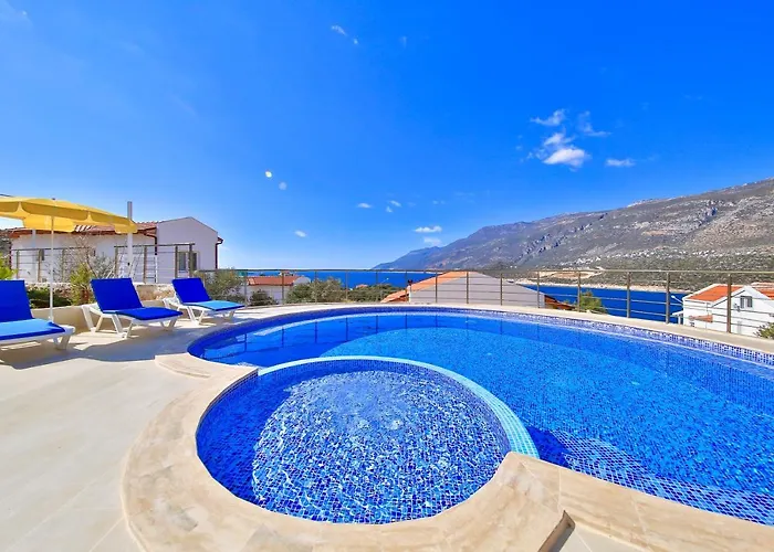 Blue Sea View Peninsula Villa Kaş