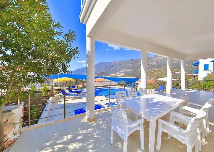 Blue Sea View Peninsula Villa Kaş