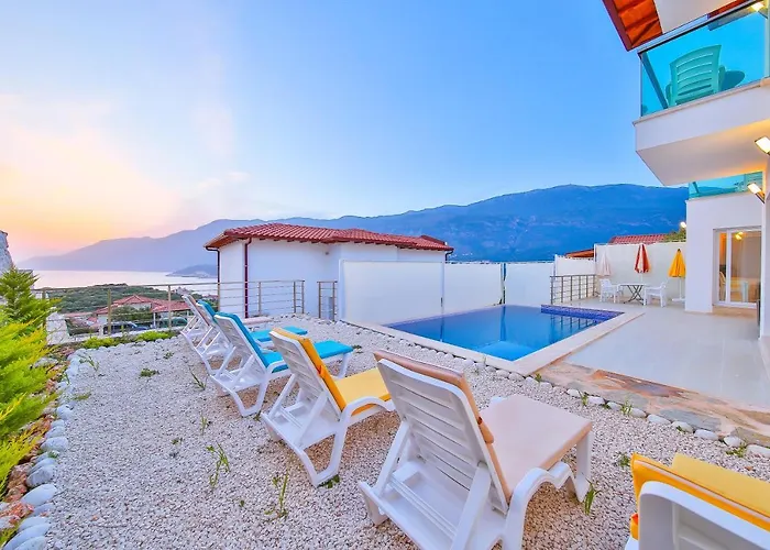 Blue Sea View Peninsula Villa Kaş