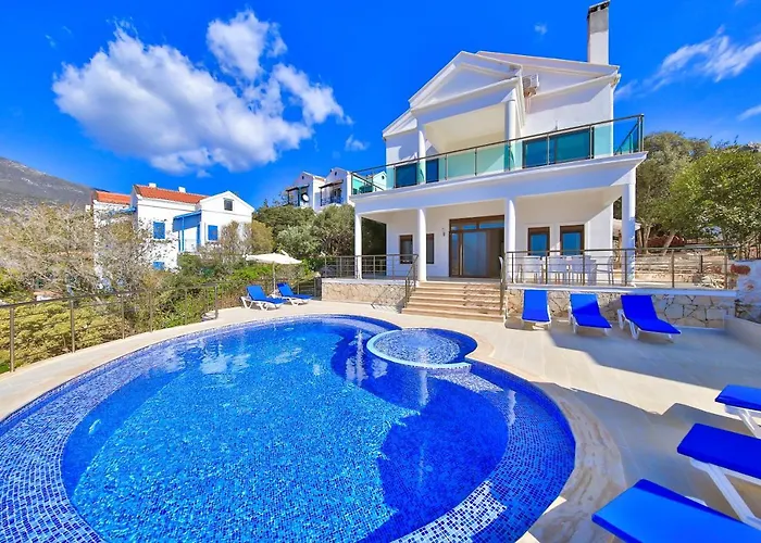 Blue Sea View Peninsula Villa Kaş